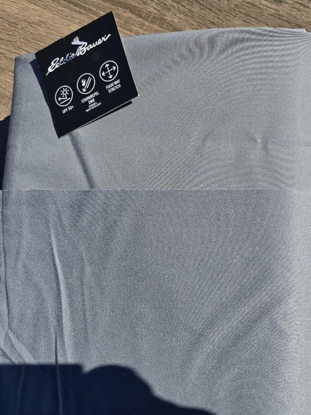 Eddie Bauer Gray Utility Stretch Fabric - 1/2 yard
